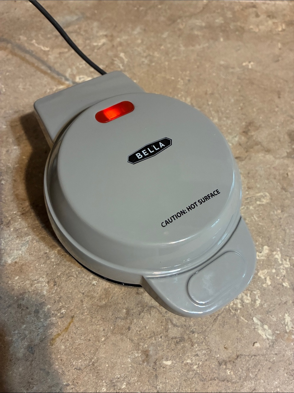 BELLA Gray Electric Mini Doughnut Maker